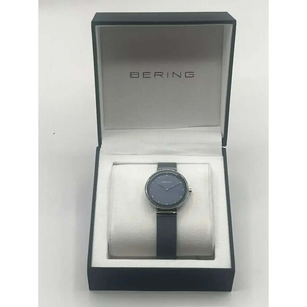 BERING Classic 10131-909 Women's 31mm Lavender Dial Quartz Watch New Damaged Box